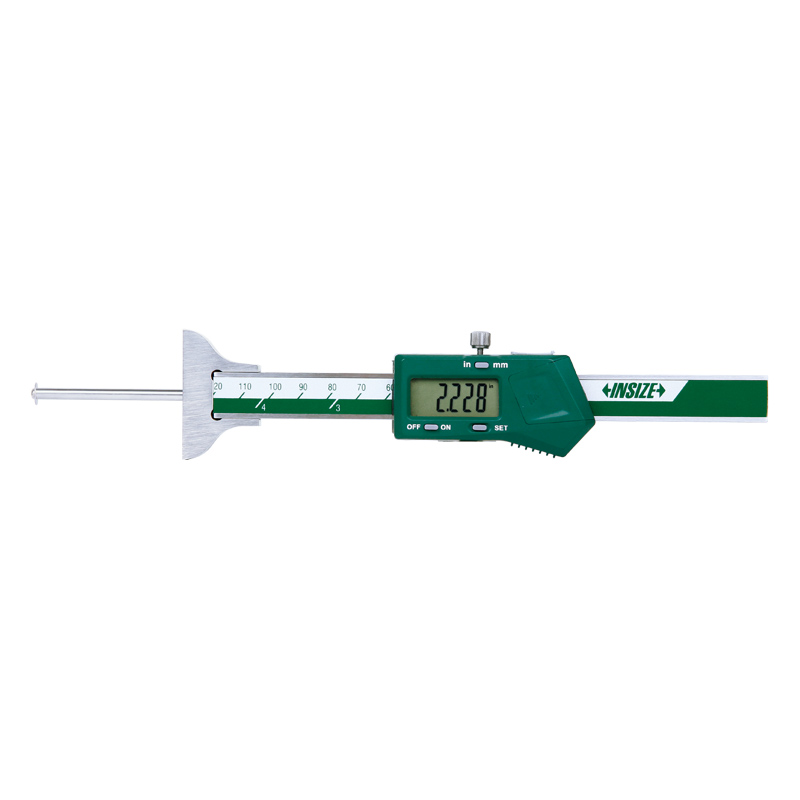 Digital Depth Gauges With Round Depth Bar