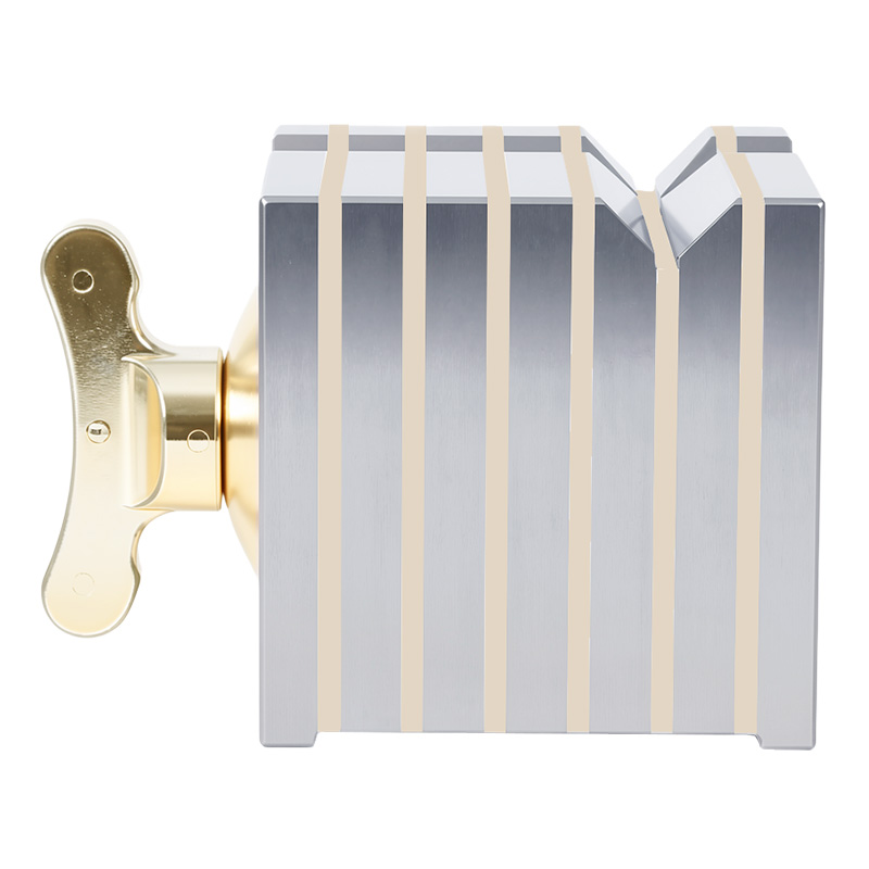 Magnetic Square With v Groove